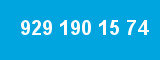 929 190 15 74